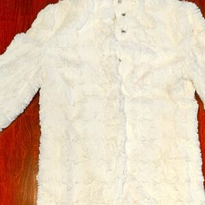 Candies Faux Fur Girl's Coat w/Pockets Medium (10-12)